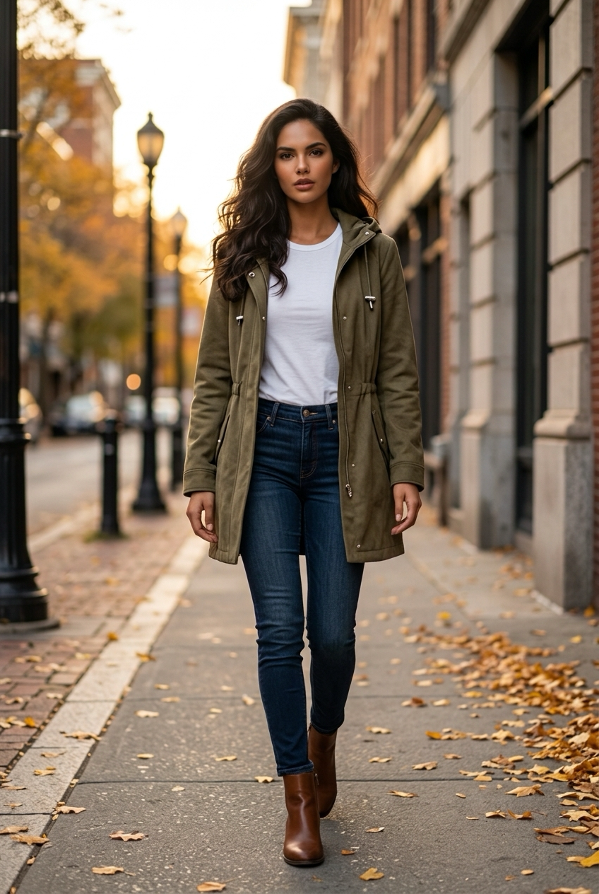 The Olive Layer Coat