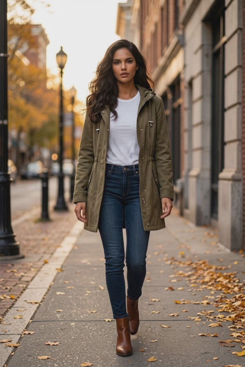 The Olive Layer Coat