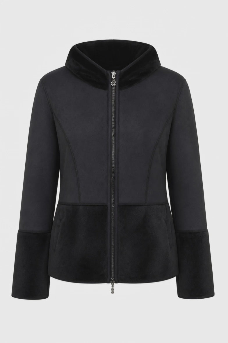 Noir Luxe Jacket - Midnight Navy