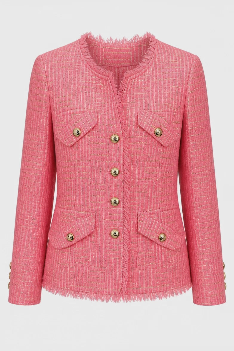 Paris Tweed Jacket – Blush Pink