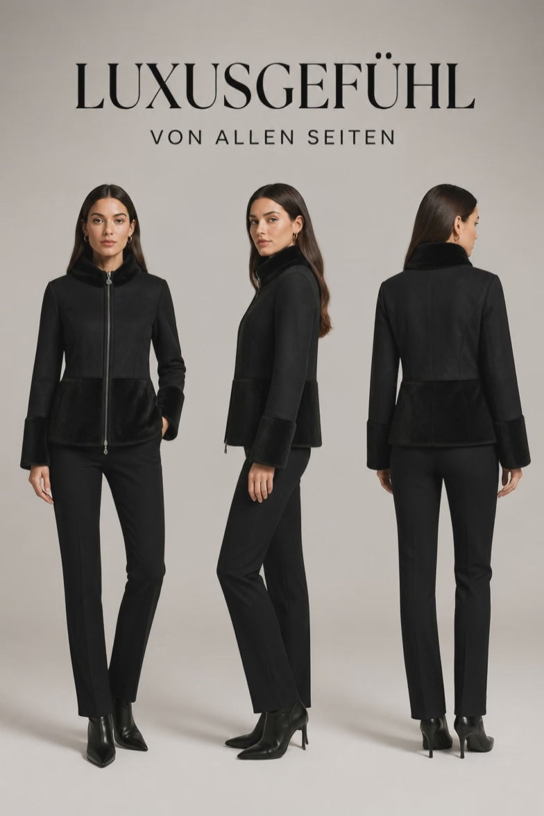 Noir Luxe Jacket - Midnight Navy