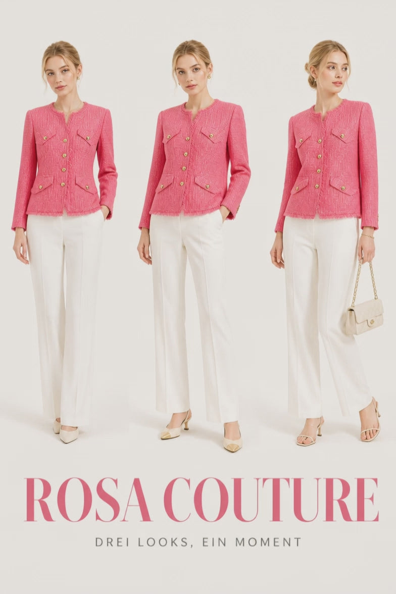 Paris Tweed Jacket – Blush Pink